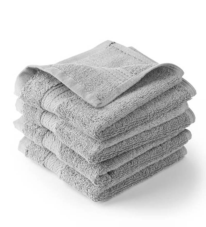 GREY PLUSH- Bath Towel