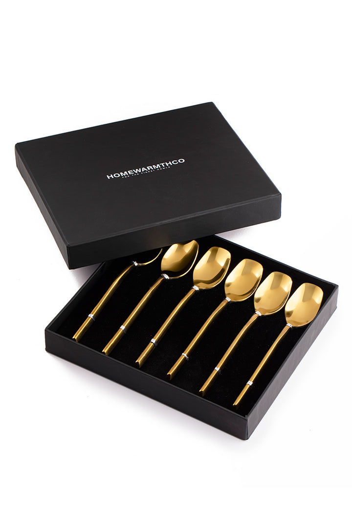 Glided Luxe Dessert Spoons Set of 6 PCS