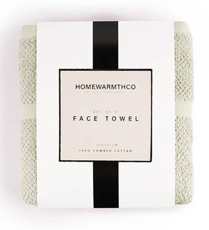 MINT WEAVE-Face Towel (Set of 4 )