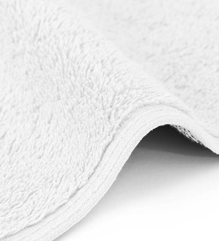 WHITE PLUSH-Bath Towel