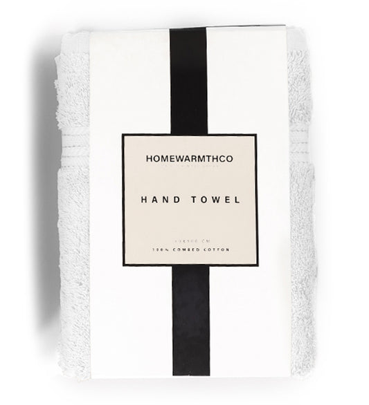 WHITE PLUSH- Hand Towel