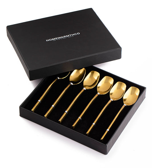 Glided Luxe Dessert Spoons Set of 6 PCS