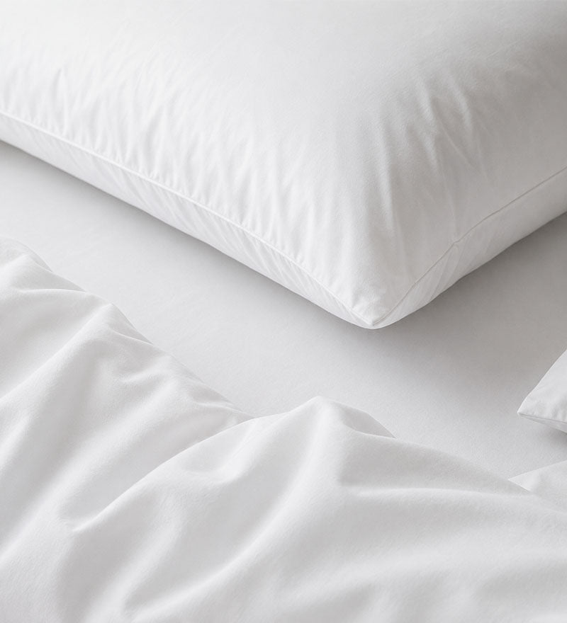 WHITE LUXE - PLAIN DUVET COVER SET