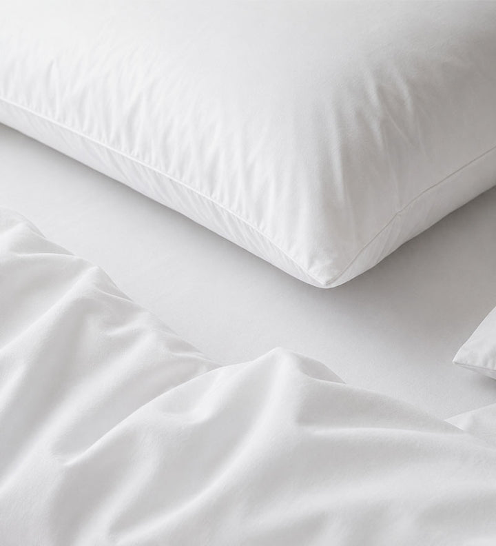 WHITE LUXE - PLAIN DUVET COVER SET