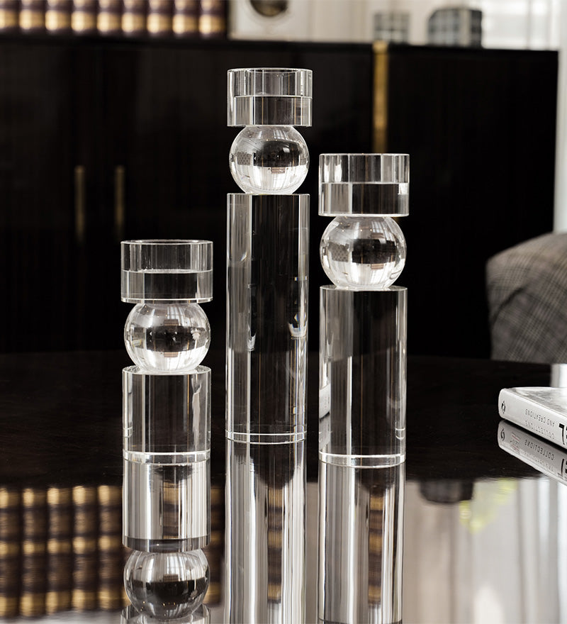 CRYSTAL CANDLE HOLDER