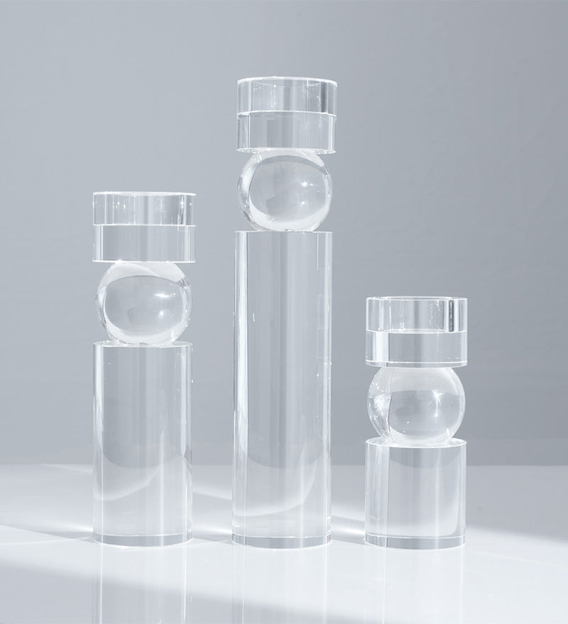 CRYSTAL CANDLE HOLDER
