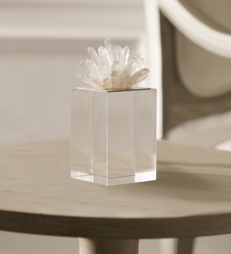 CRYSTAL FLOWER ORNAMENT