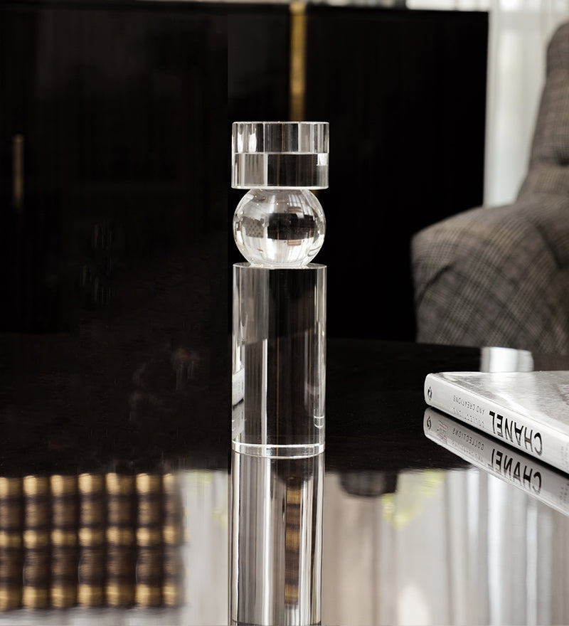 CRYSTAL CANDLE HOLDER