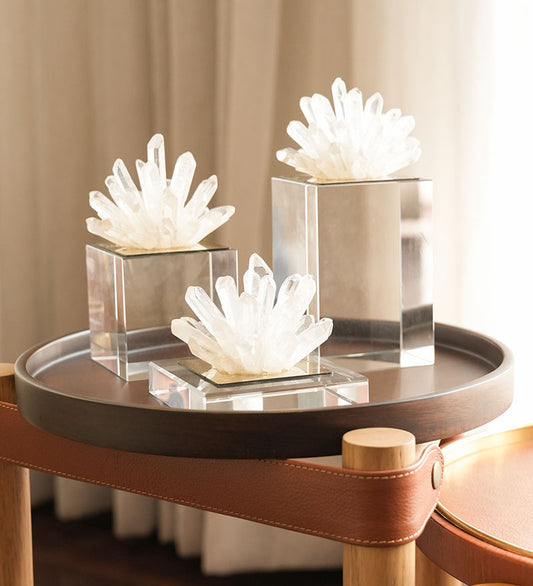 CRYSTAL FLOWER ORNAMENT