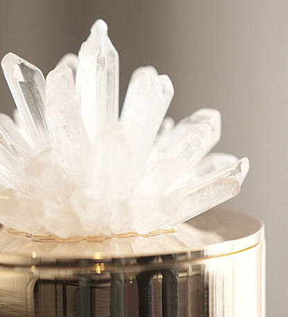 CRYSTAL FLOWER DECORATION DUO